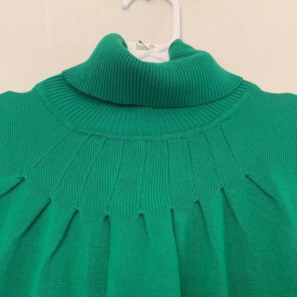 RED green turtleneck long sleeve sweater Size XL NWT - Picture 4 of 8